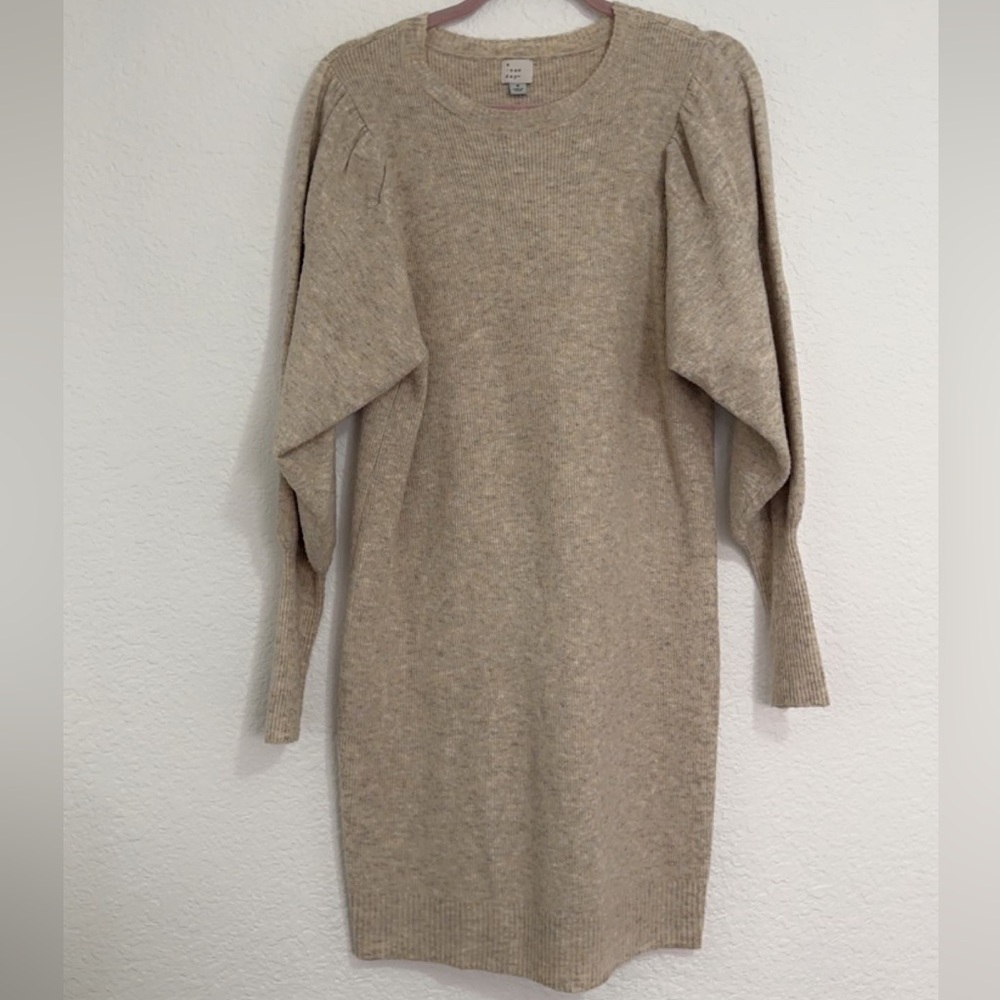 A New Day Crème Sweater Dress